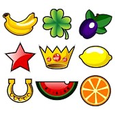 Различные иконки игровых автоматов фруктов