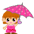 Малыш под зонтиком