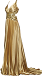 Вечернее платье золотистое